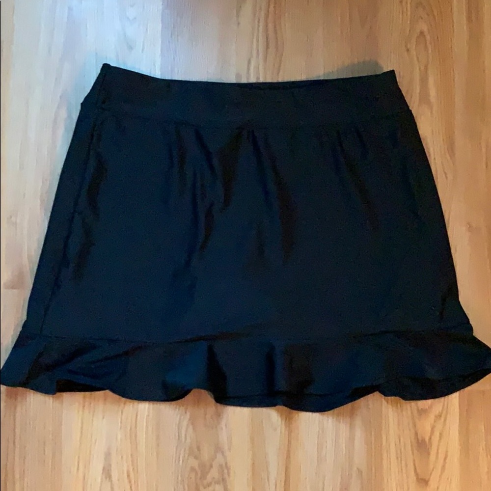 Tzu Tzu Black Tennis Skirt
